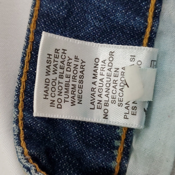 Uniq distressed tie dye jean cut-off shorts - Picture 12 of 12